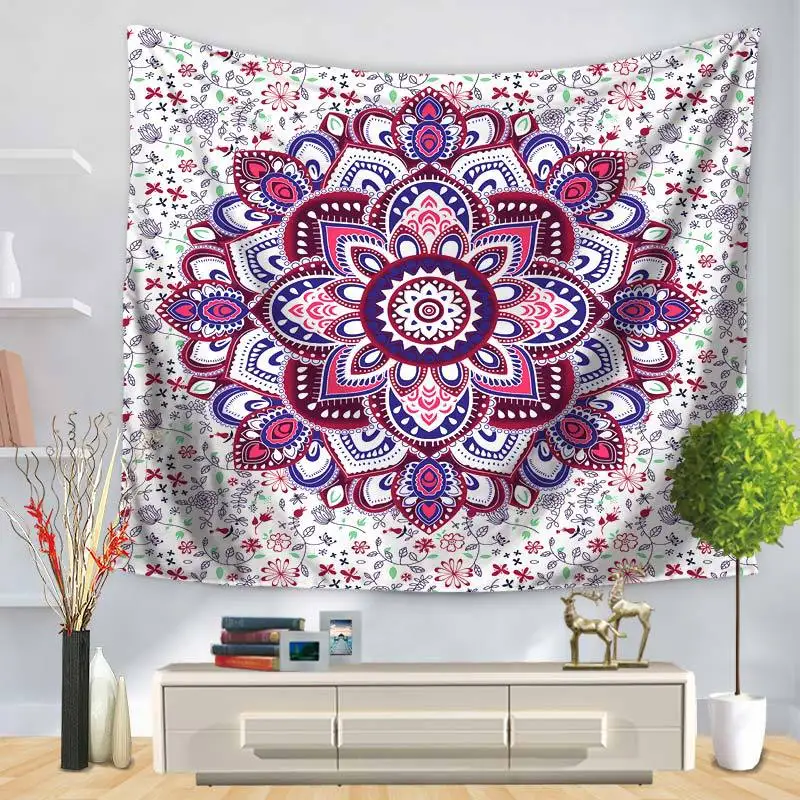 Креативный гобелен с геометрическим принтом Aura настенное одеяло пляжное