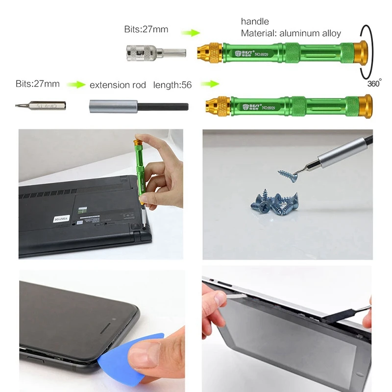 Лучший Многофункциональный Набор прецизионных отверток с пинцетом набор