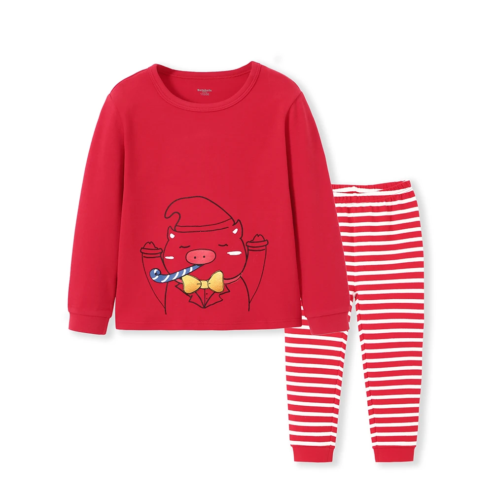 Детский мягкий хлопковый Пижамный набор Balabala комплект из 2 предметов для