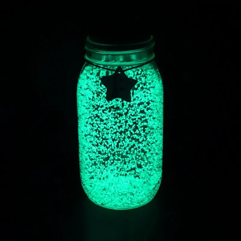 10 г DIY бутылка Звездное желание светящаяся краска пигмент вечерние флуоресцентные светящиеся яркие краски игрушка Флуоресцентные частицы пигмент игрушка - Цвет: Yellow Green