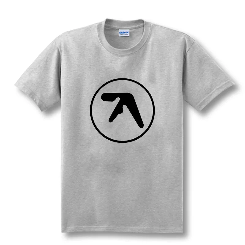 Мужская футболка с короткими рукавами Aphex Twin модная брендовая Футболка принтом