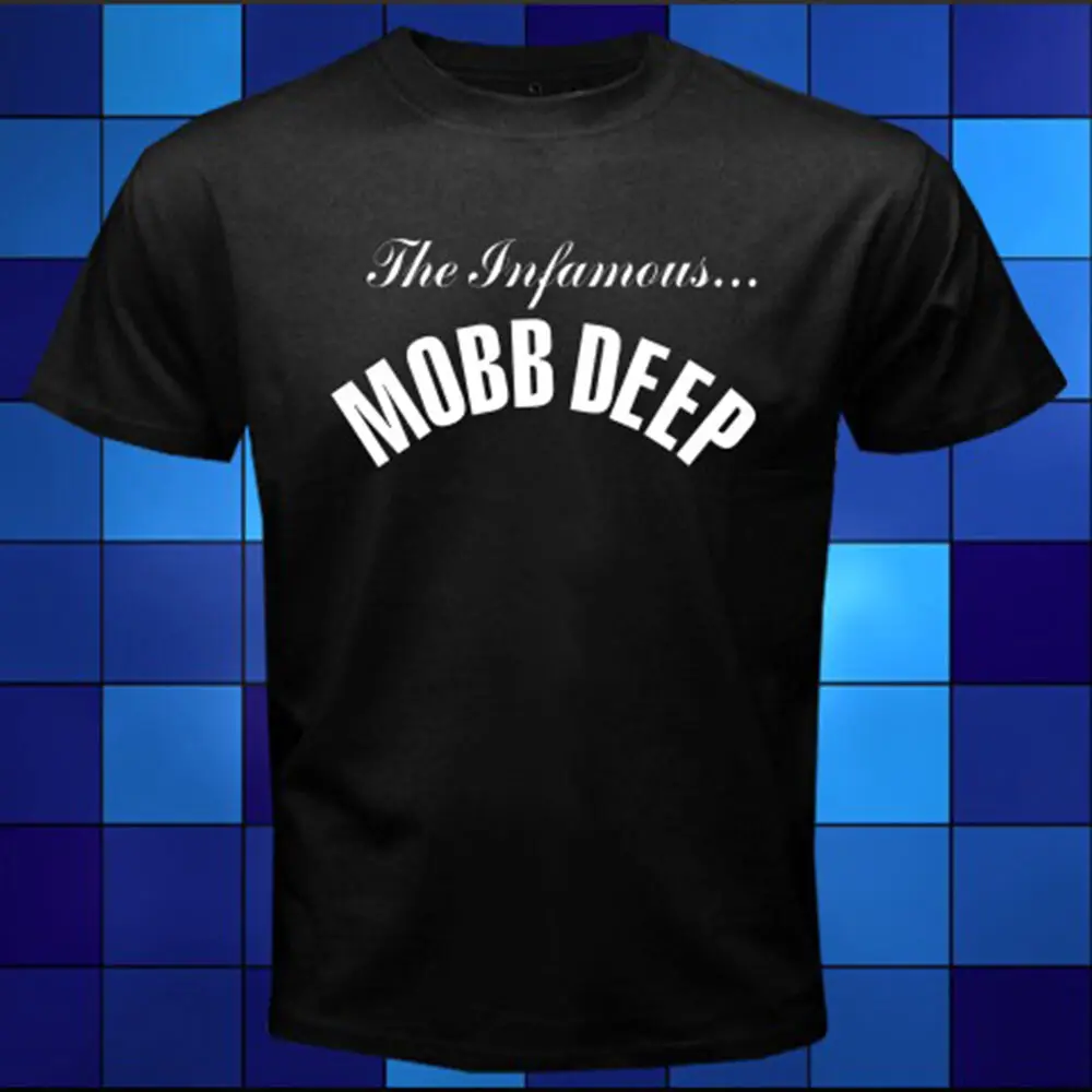 Новый mob Deep The Infamous Rap хип хоп Музыка Черная Футболка размер S до 3XL Модная стильная