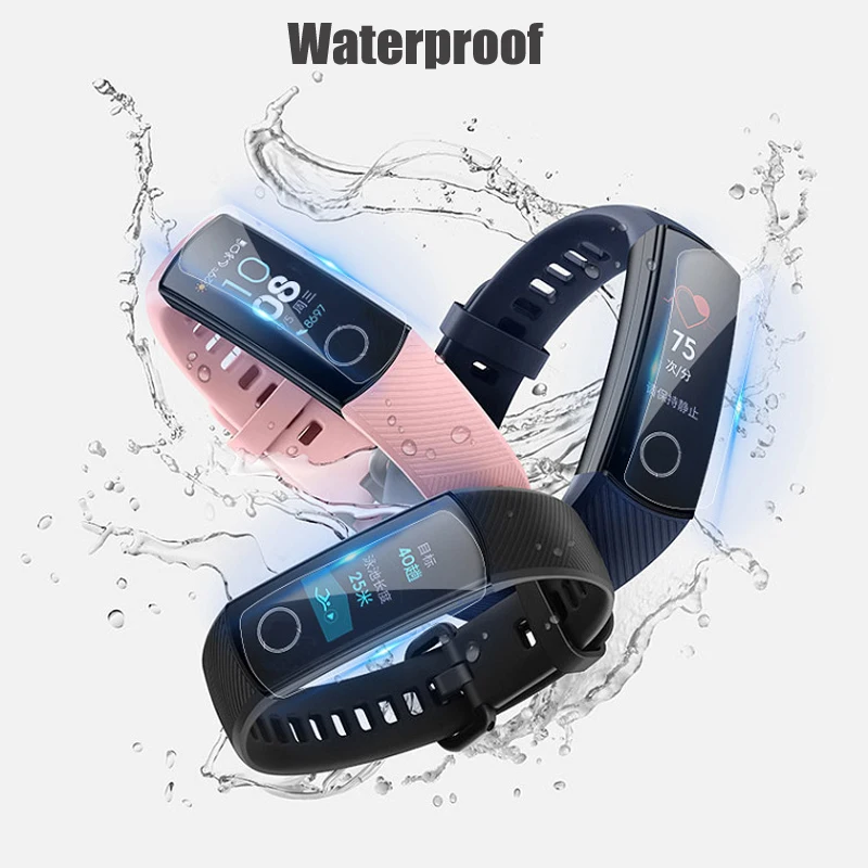 100 шт./упак. для huawei Honor Band 5 Защитная пленка для экрана Honor Band 5 4 протектор TPU Гидрогелевая пленка не закаленное стекло