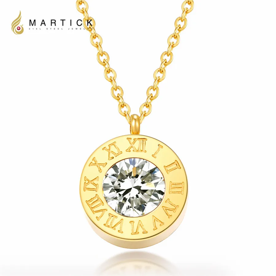 Martick винтажное ожерелье 316L из нержавеющей стали сменная дрель кулон звено цепи