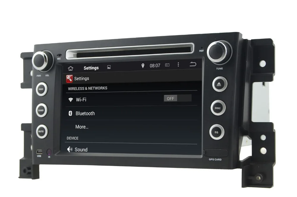 7 &quot емкостный сенсорный экран Android 4.4 4 dvd-gps на Suzuki Grand Vitara wi-fi 3 г Bluetooth GPS радио RDS USB