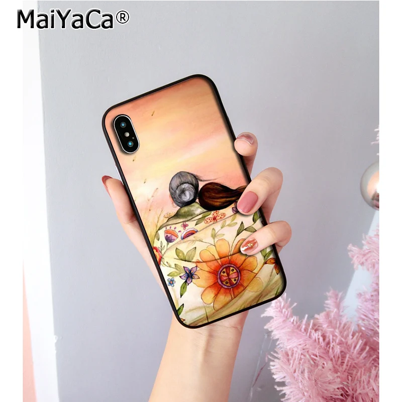 Мягкий чехол MaiYaCa для iPhone X XS MAX 6 6S 7 7plus 8 8Plus 5 5S XR|Чехлы-накладки| |