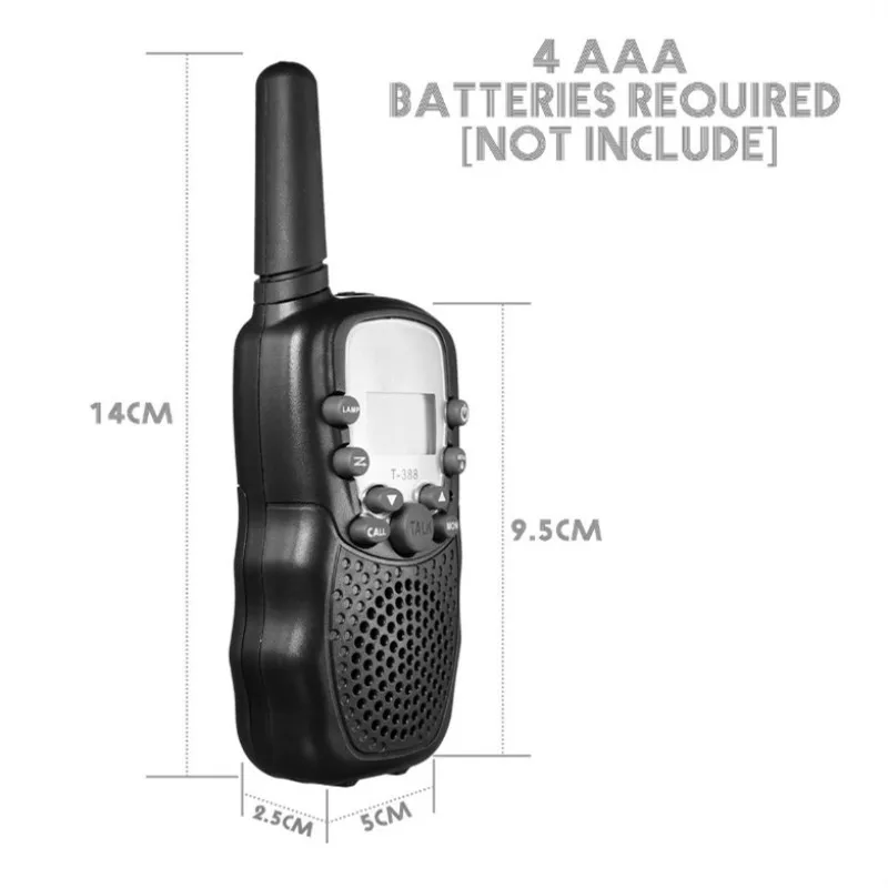 2 шт. мини рация радио T388 частота портативный двухстороннее радио подарок игрушки для мальчиков девочек