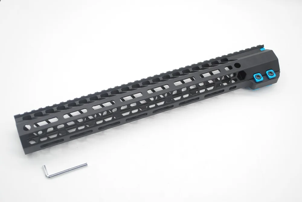 TriRock 15 дюймов M-lok поручень для поручней подходит LR-308 высокий профиль. 308/7. 62 ручная защита Picatinny Mount System_black/Tan color