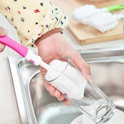 1 шт. съемная губка щетка для бутылочки младенцев молочные бутылки соски