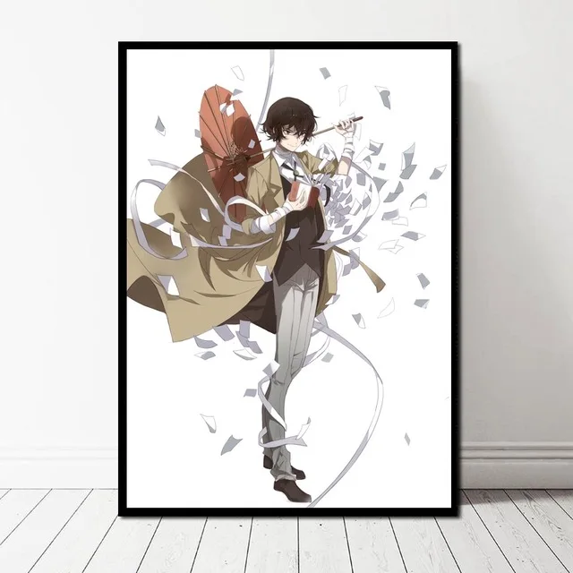 Домашний декор 5D алмазная картина вышивка Bungou бродячая живопись с изображением собак аниме настенная живопись полная квадратная дрель вышивка крестиком подарок ручной работы - Цвет: Diamond  HE2373-09