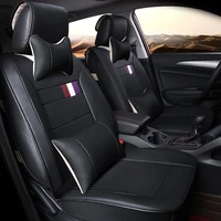 automotive cushions set car seat covers leather mat pads for cadillac cts ct6 srx deville escalade sls ats lxts free shipping