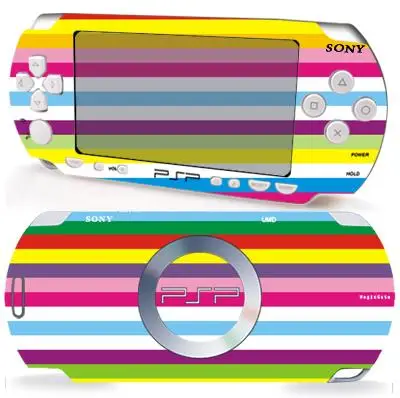 Радужная 014 виниловая Защитная Наклейка для Sony PSP 2000 наклейки PSP2000 | Электроника