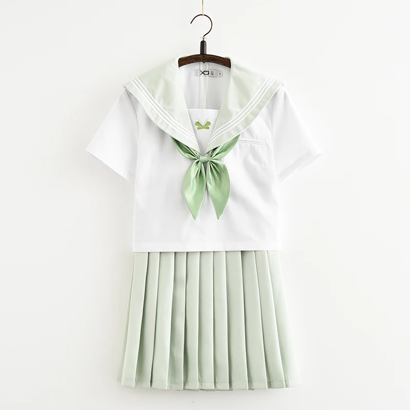 Мятно-зеленая школьная форма JK Svitania матросский костюм для старшей школы униформа