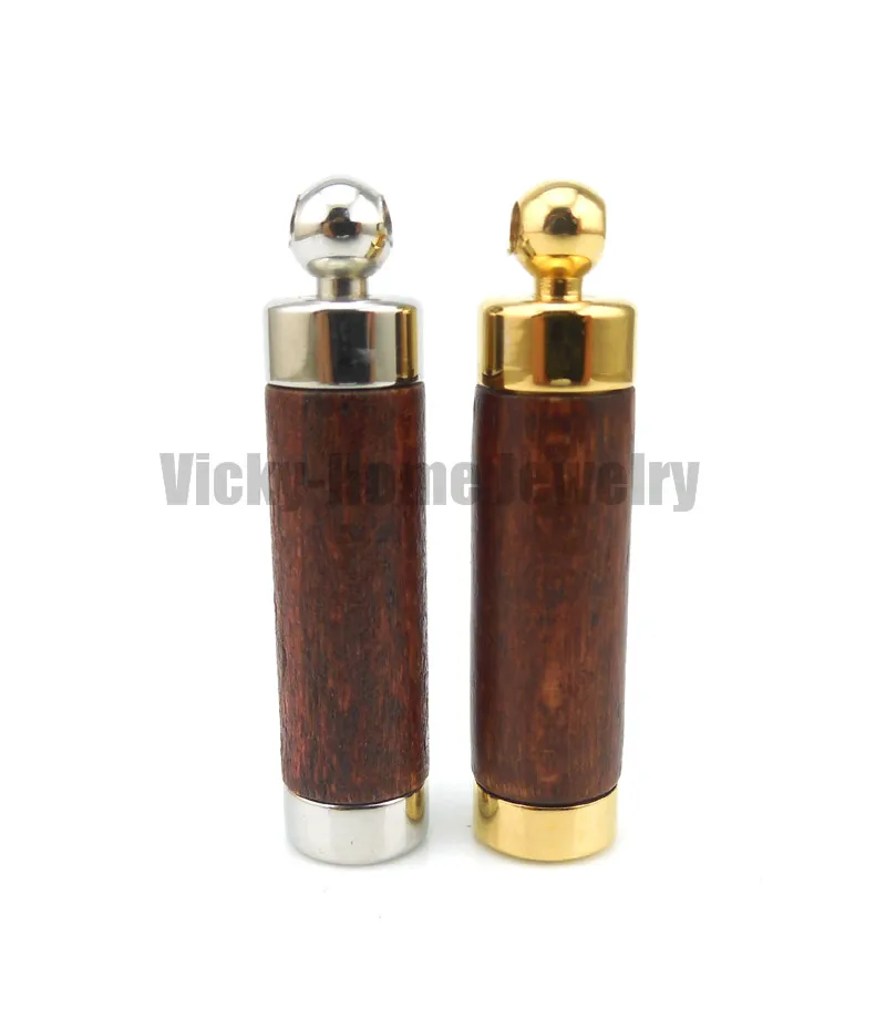 Коричневая древесина бесплатная доставка в 316L флакон из нержавеющей стали