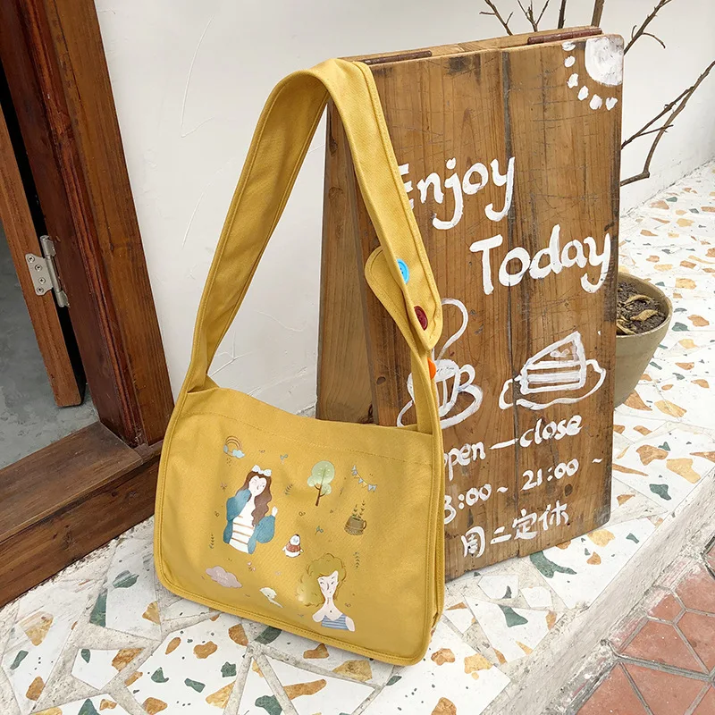 Youda оригинальный мультфильм иллюстрации печати сумка через плечо японский Harajuku