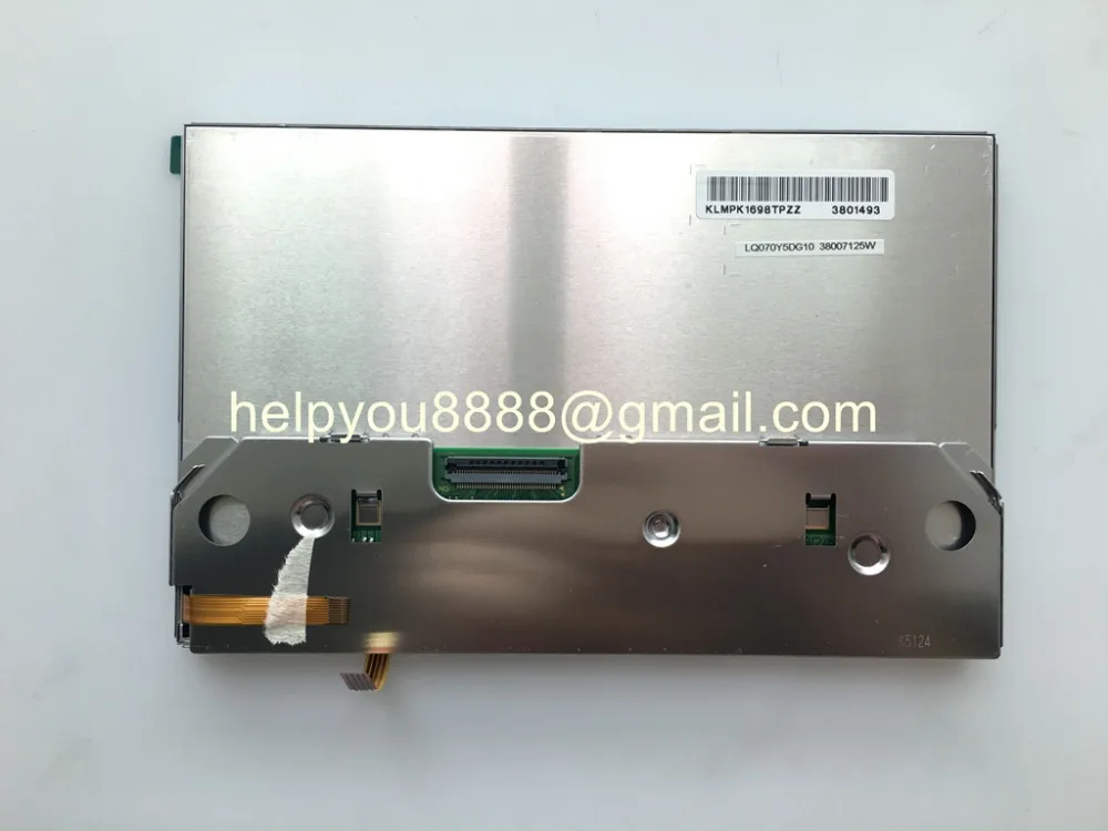 Новый 7-дюймовый ЖК-дисплей S-h-arp LQ070Y5DG10 с сенсорным экраном для автомобиля Toyota