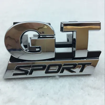 20X ABS Chrome GT SPORT передняя решетка эмблема для Volkswagen VW Polo Golf Passat B5 Touran Bora Стайлинг