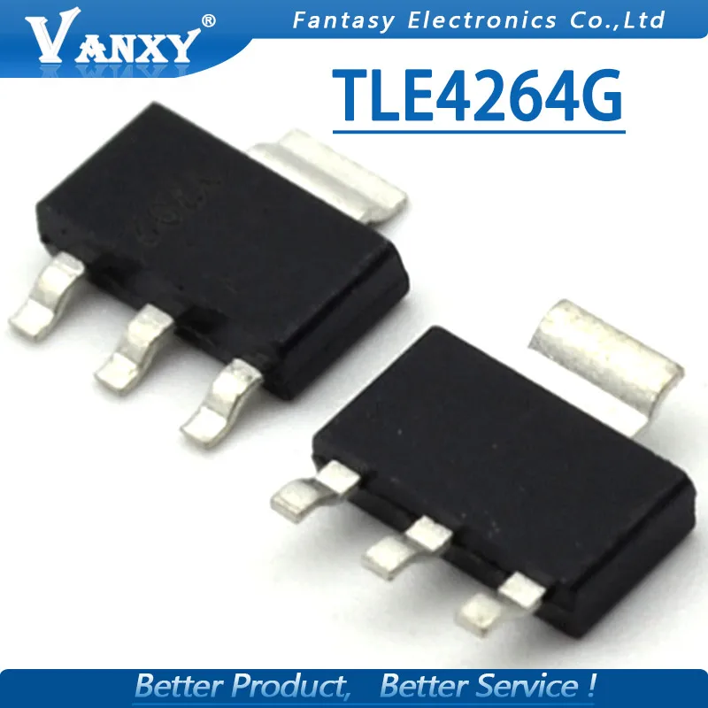 10 шт. Регулятор низкого выпадания регулятора TLE4264G SOT223 TLE4264 SOT 223 4264G LDO чип