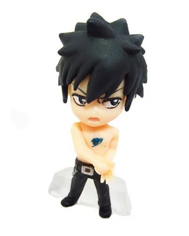 6 шт./компл. Fairy Tail Natsu Люси Эльза серый фигурку ПВХ Коллекция Цифры Игрушки для подарок на год brinquedos