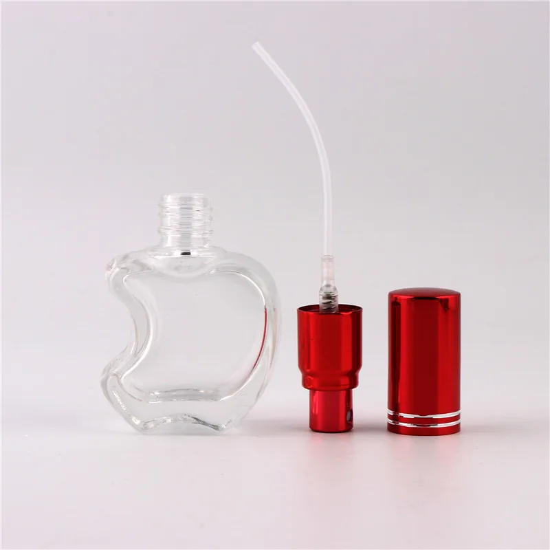 Beauty 10 Colors Stylish 10ml Unique Mini Glass Perfume Bottles With Spray Lovely Apple Style Refillable Parfum Atomizer | Красота и