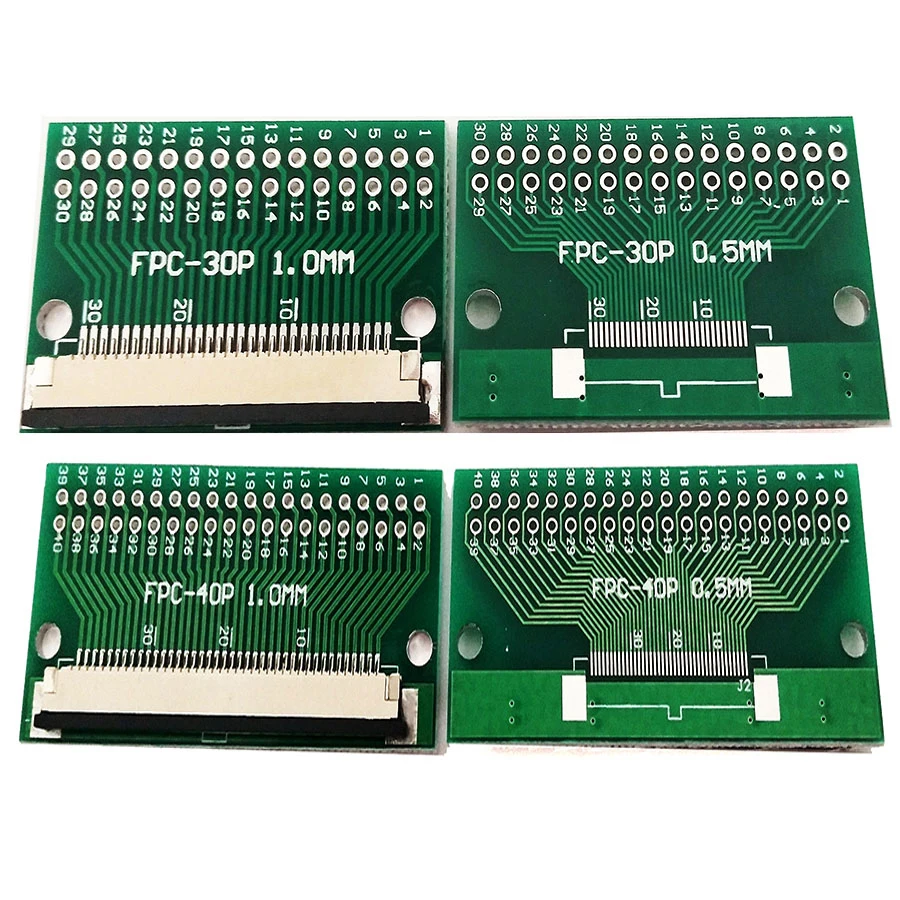 1 шт. FFC FPC адаптер с паяльным сиденьем 0 мм Шаг FPC-6P 8P 10P 20P 26P 30P 40P разъем через