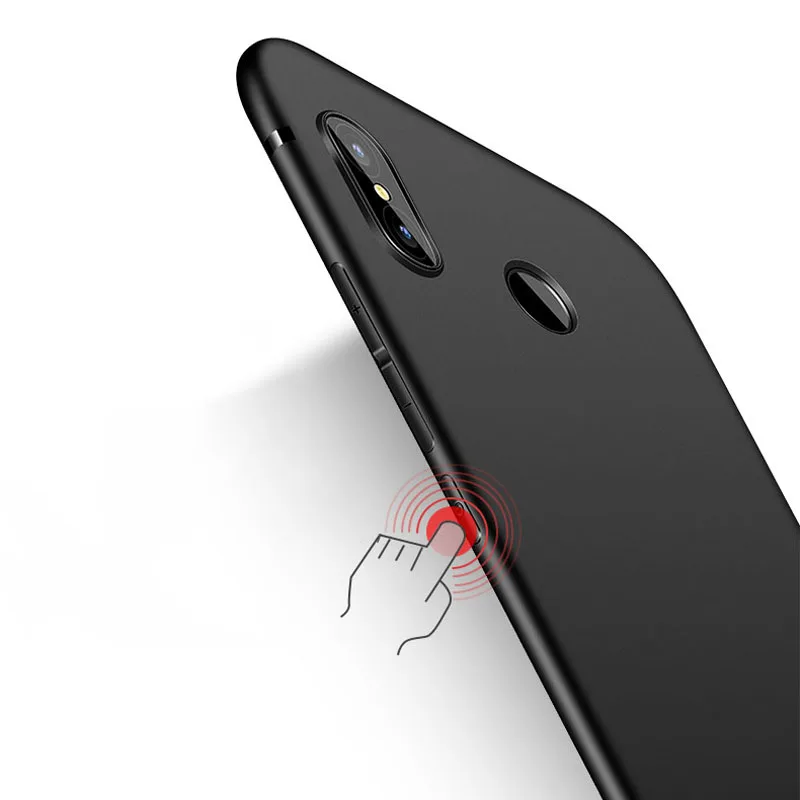 For Xiaomi mi8 Case Soft TPU Matte Ultra Thin Back Cover MI8 SE Silicone Black |
