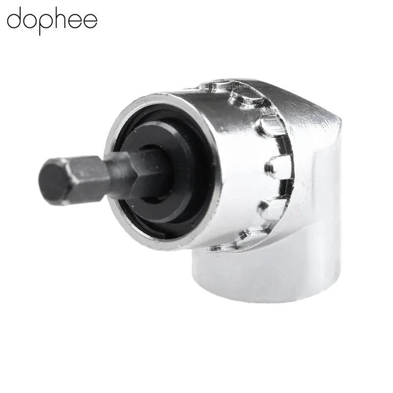 

dophee 105 Degree 1/4" 6.35mm Adjustable Hex Bit Angle Driver Screwdriver Magnetic Bit Extension Screw Driver Socket Holder