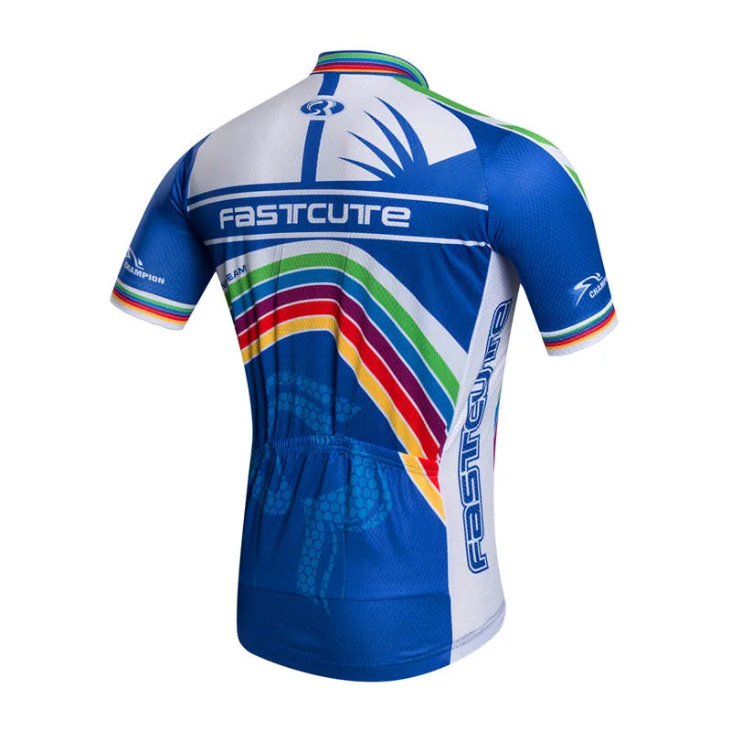 2018 Новый Для мужчин летние комплекты. Синий свитер для легких и дышащие