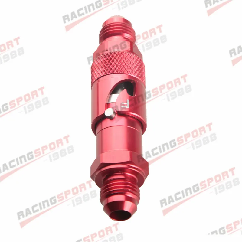 AN 6 AN6 -6AN 6AN Quick Release Fittings Fuel Adaptor Hose Red