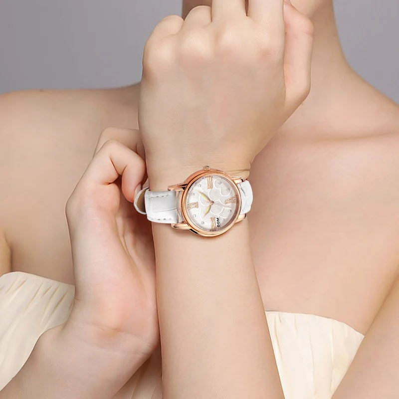 Watch women DOM Brand luxury Fashion Casual Lady Wrist watches leather waterproof quartz Stylish relogio feminino G-1028 | Наручные часы