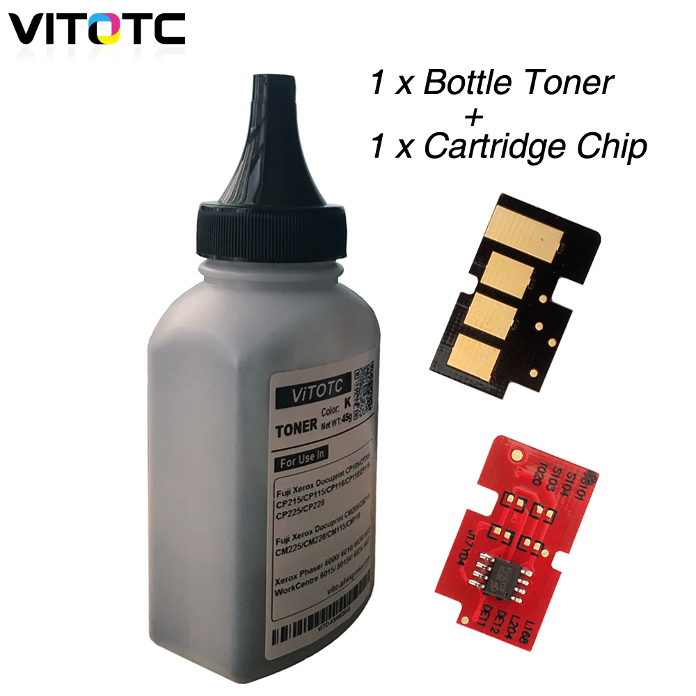 

1 Bottle B1160 Refill Toner Powder and 1 Reset Chip Compatible For Dell 1160 B1160w B1163 B1165nfw 116X Black Laserjet Printer