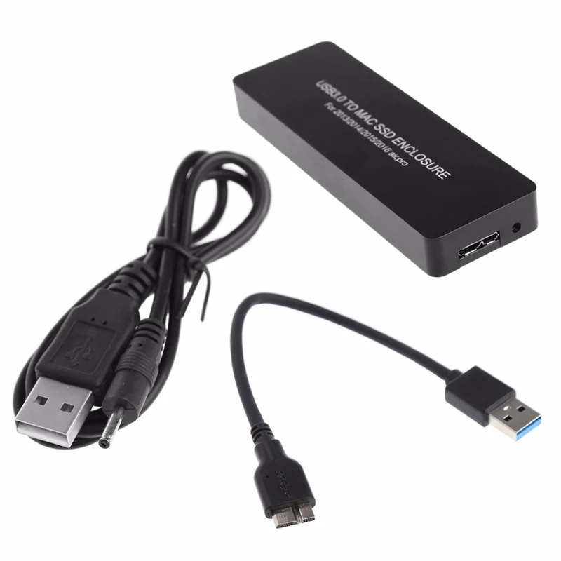 Aneew USB 3 0 Mac SSD корпус жесткий диск коробка для MacBook Air Pro retina 2013 2014 2015 2016 | Компьютеры и