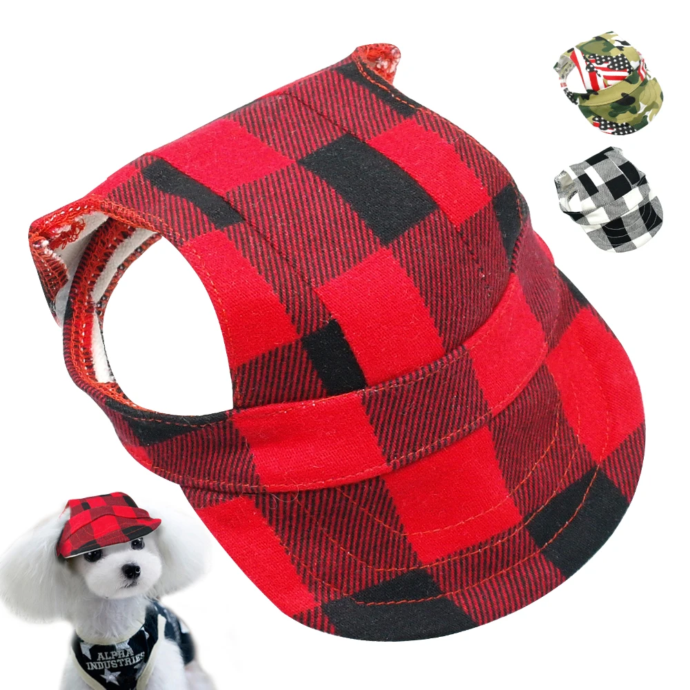 Летняя парусиновая шапка для собак летняя бейсболка с отверстиями | Аксессуары для собак -32883034207