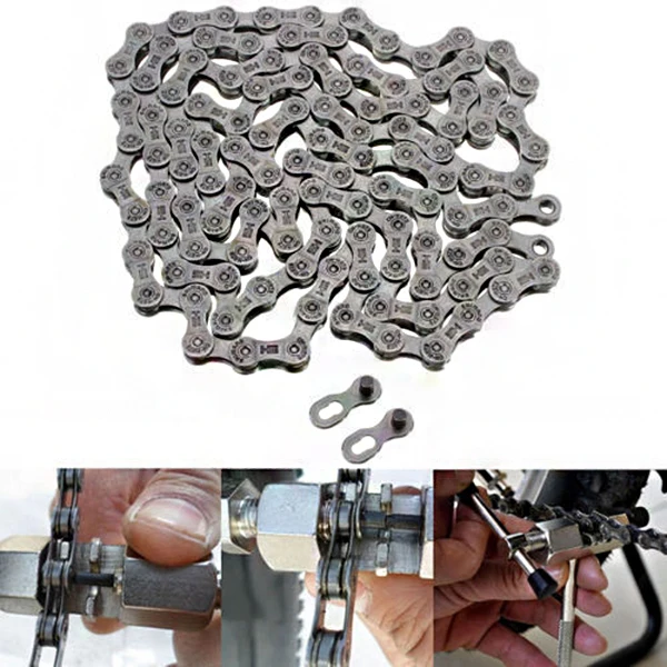 HG73 9 скорость 116 звенья велосипедная цепь горный велосипед для SHIMANO Deore LX 105
