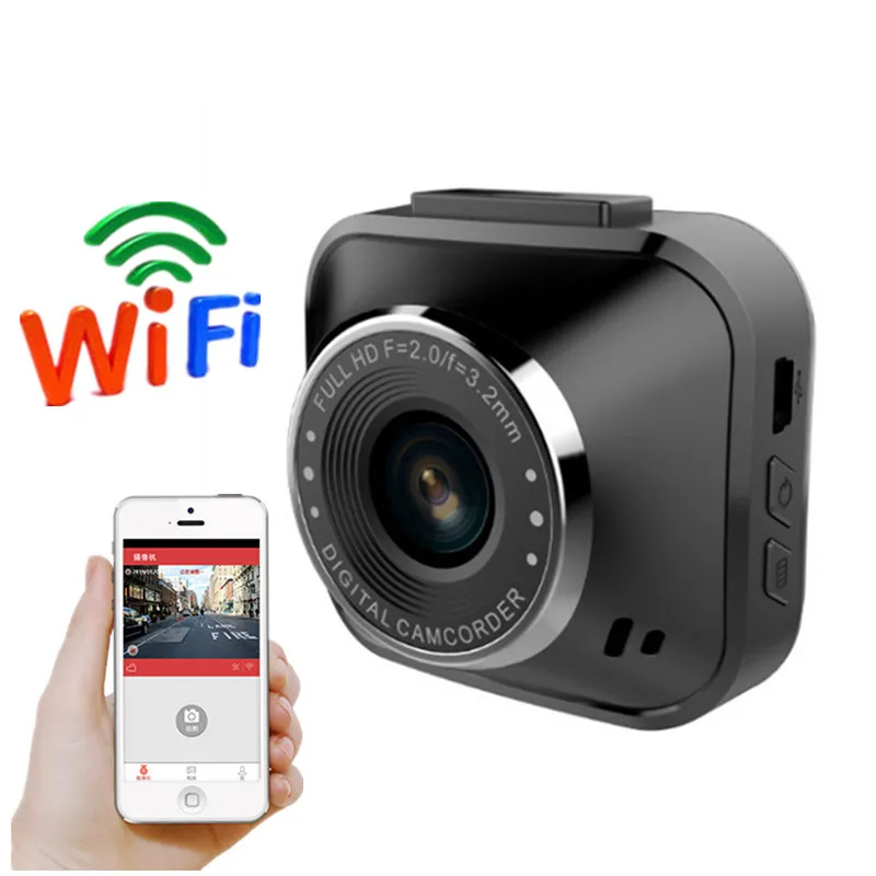 Автомобильный видеорегистратор HD WiFi 1080 P скрытый 2 0 дюймов детектор движения