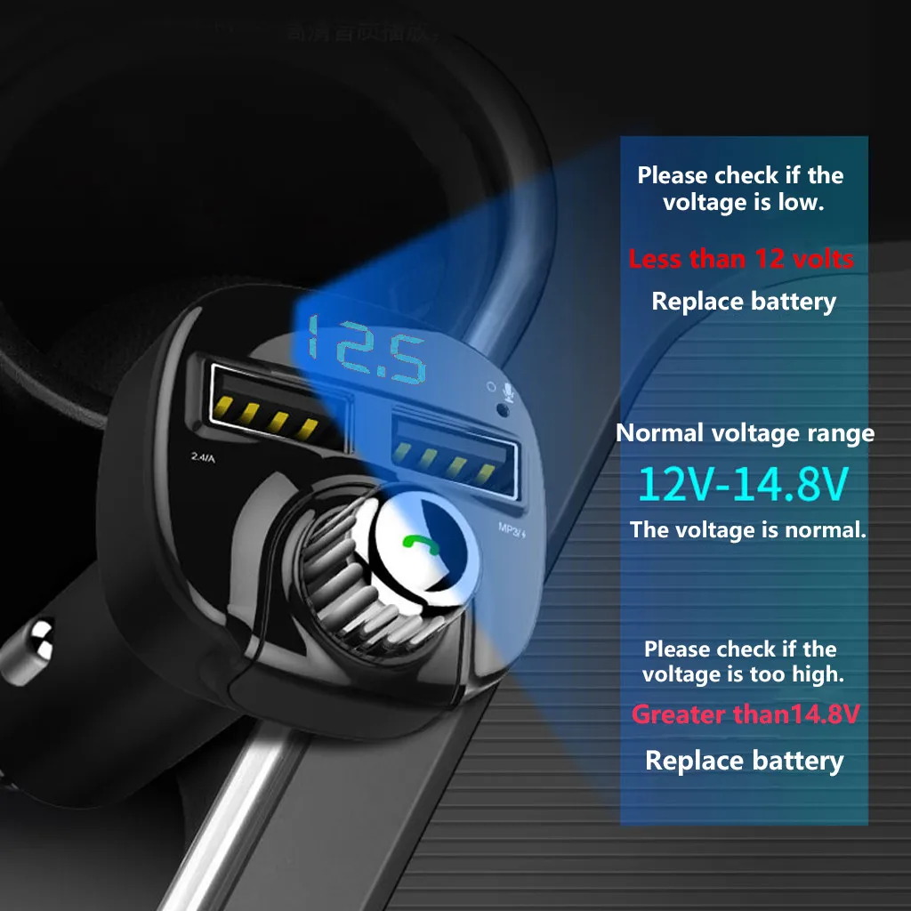 Автомобильный Bluetooth Fm-передатчик автомобильный комплект беспроводной