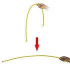 Жесткая жесткая веревка, волшебные трюки, забавная сцена, классический реквизит, волшебный индийский канат, крупным планом, волшебные шоу, игрушки для трюков для детей