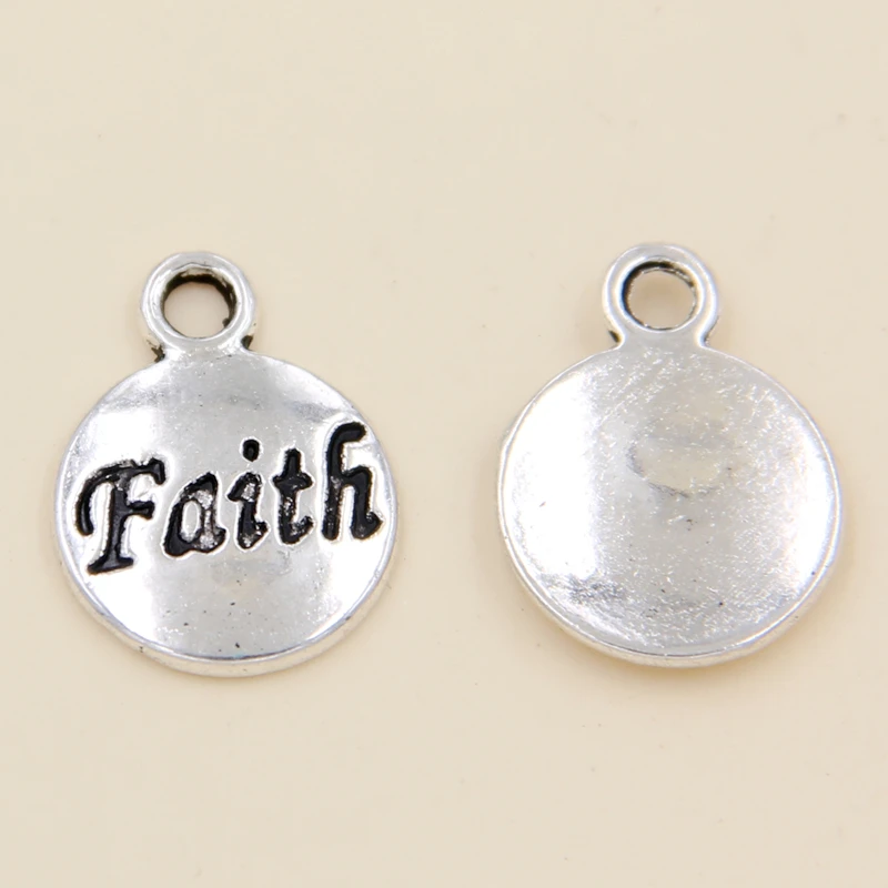 

Wholesale 60pcs Tibetan Silver Alphabet Charms Pendants 12x15mm