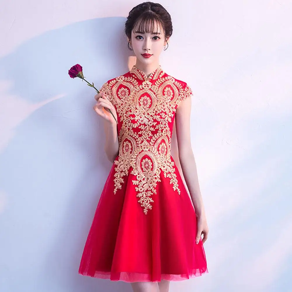 Мини Шампанское Vestidos De Festa сексуальные женские коктейльные платья Элегантные Abiye Gece Elbisesi ремень без рукавов вечернее платье - Цвет: Red