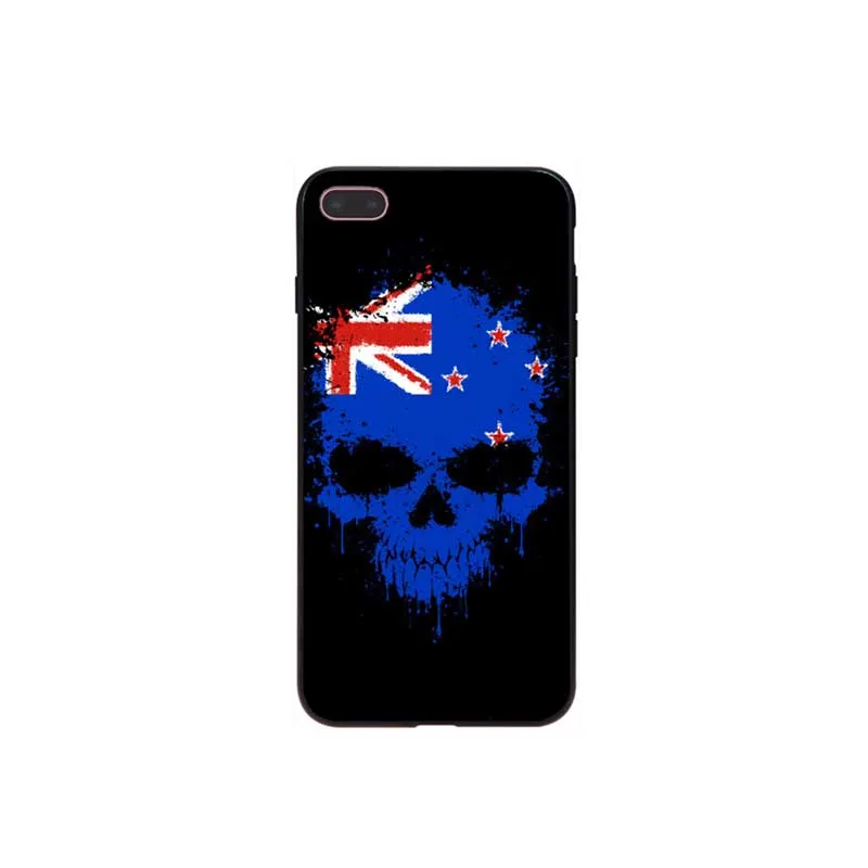 Австралийский флаг Новой Зеландии мягкий чехол для мобильного телефона Apple iPhone 7 8