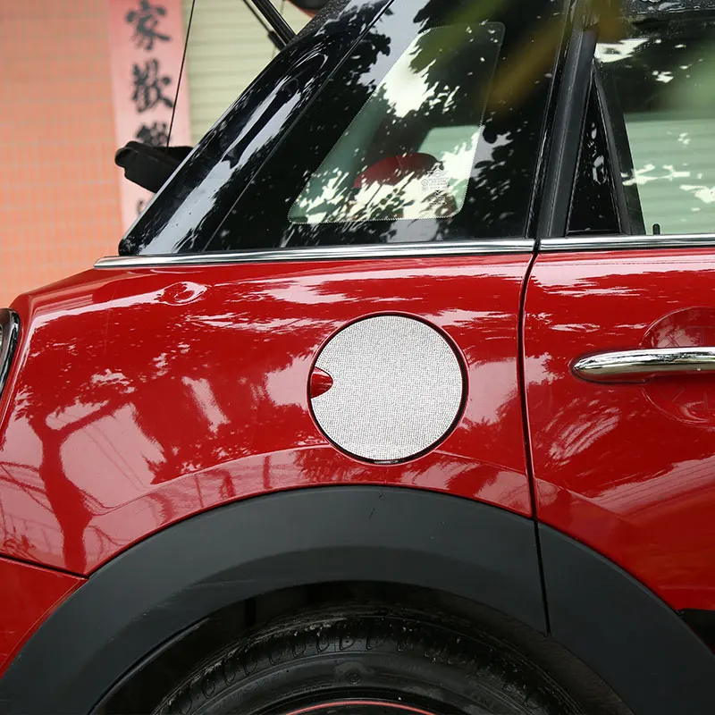 Белые кристаллы автомобильный топливный резервуар для масла наклейка Mini Cooper Clubman