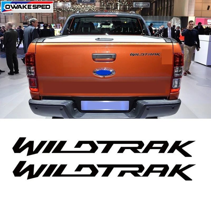 2 шт. WILDTRAK графическая наклейка декоративные наклейки на заднюю дверь автомобиля