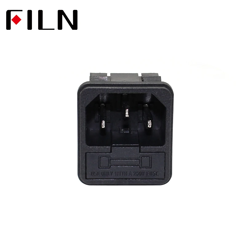 FL AC 11 1 шт. 3 контактный IEC320 C14 Мужской Шнур питания на входе розетка разъем с