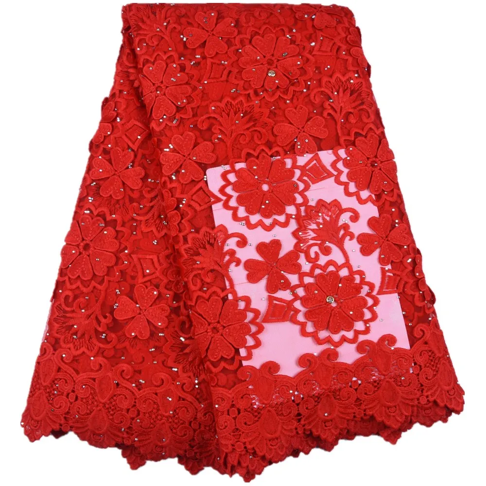 Royal Blue African Lace Fabric 2019 High Quality Embroidery 3D Stoned Nigerian Fabrics French Mesh S1642 | Дом и сад