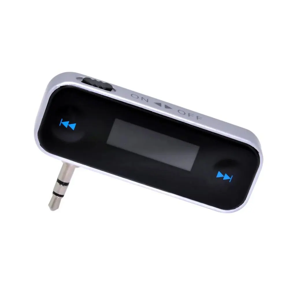 Автомобильный FM передатчик 3 5 мм радиоадаптер для iPhone Galaxsy S6 S5 S4 S3 Note HTC One M7 / Mini с