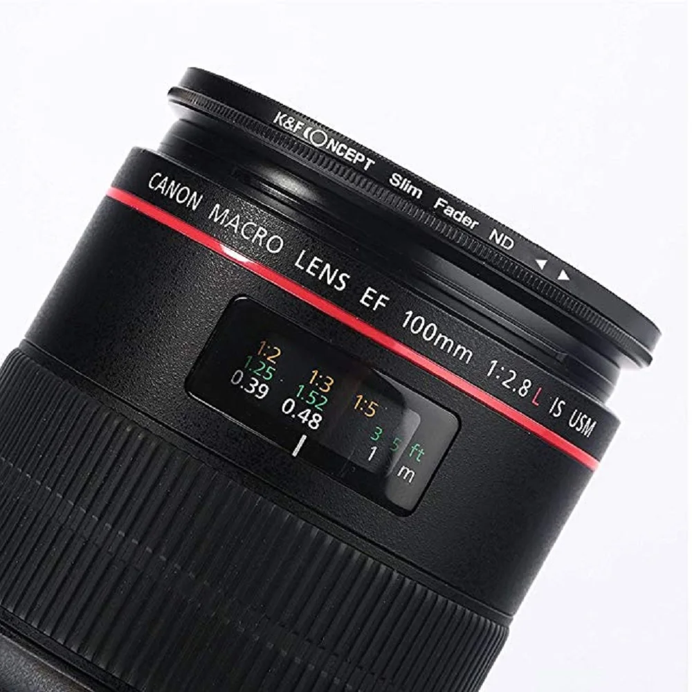 LXH 95 мм ND2 к ND400 фильтр для объектива djustable фейдер переменный ND2-400 Nikon Canon Sony