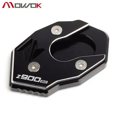 Новое поступление для Kawasaki Z650 Z 650 Z900 Z900RS зеленый мотоцикл CNC боковая подставка пластина увеличитель подставка расширение