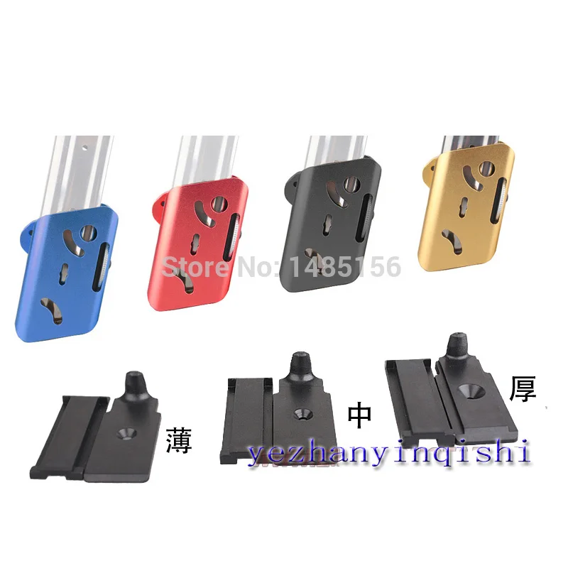 CNC страйкбол алюминиевый IPSC 360 градусов вращающийся подсумок для Glock Hi-capa BD6280