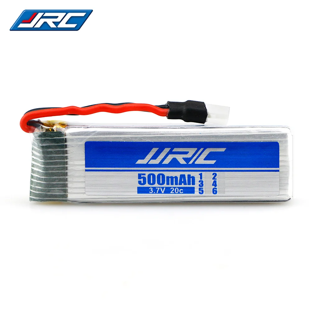 Оригинальный JJRC 3 7 V 500mAh 20C литий-ионный аккумулятор с 51005 разъемом для H37 складной