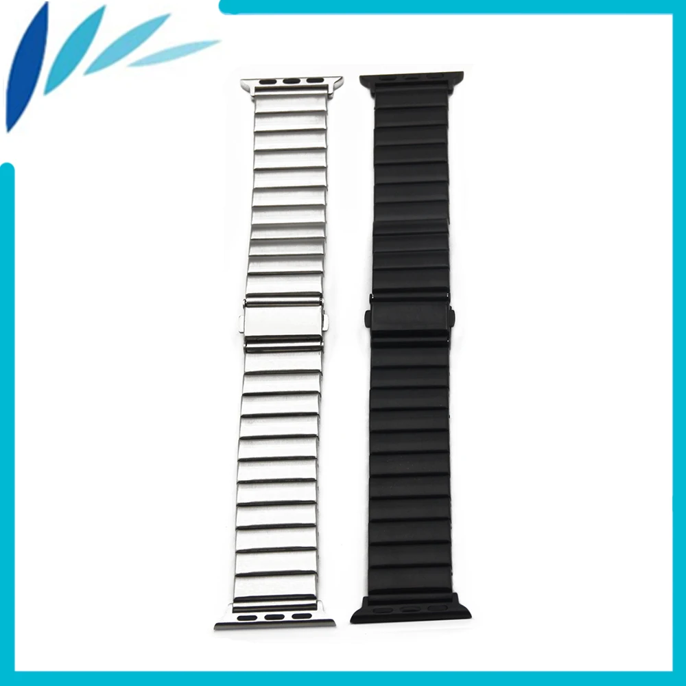 Ремешок из нержавеющей стали для iWatch Apple Watch/Sport/editor браслет с петлей наручных